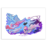 Souls eternally drifting in the river