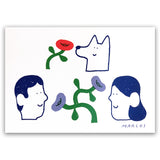 Flor Perrito Amor - Postcard #4