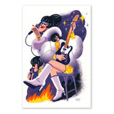 Jukebox POSTCARD by Pedro Days