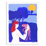 A protagonista não concorda com o espelho