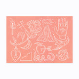Love Letters Postcard by Carolina Maria