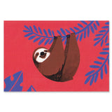 Happy Sloth Mini Print