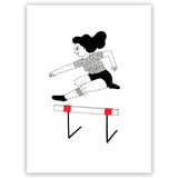 Um Dois Três Já - Obstacles Print