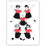 Un Dois Três Já - Acrobatas Print