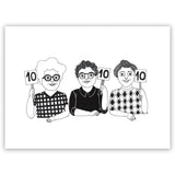 Un Dois Três Já - 10 Postcard