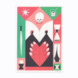 Love Letters Postcard by Gustavo Carreiro