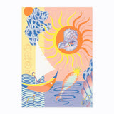 Love Letters Postcard by Henriette Arcelin