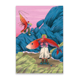 Fish on the rock - Postcard