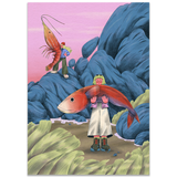 Fish on the rock