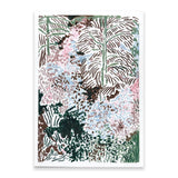 Pink and green landscape
