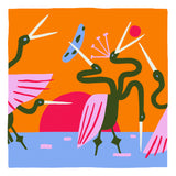 A group of Pompous-Igari by the sea