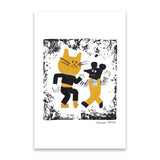 Postcard - Make Love Not War by Catarina Gomes