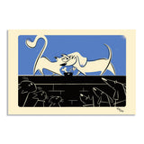 Postcard - Make Love Not War by Filipa Beleza