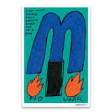 Postcard - Make Love Not War by Gabriela Araújo II