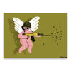 Postcard - Make Love Not War by Matilde Horta