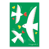 Postcard - Make Love Not War by Margarida Sampaio