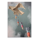 Postcard - Make Love Not War by Noélia de Alba