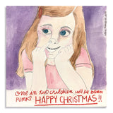 One in two children will be born punks. Happy Christmas!!