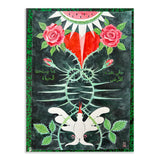Postcard - Make Love Not War by Henriette Arcelin