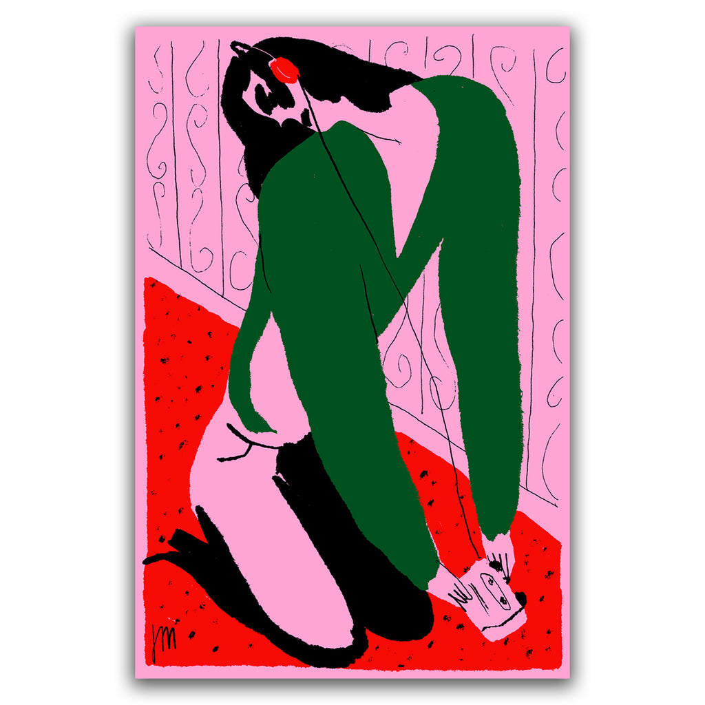 Jukebox POSTCARD by Jorge Margarido