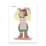 Vindimadora - Postcard